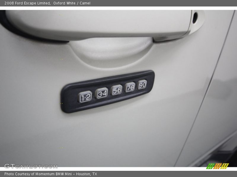 Oxford White / Camel 2008 Ford Escape Limited