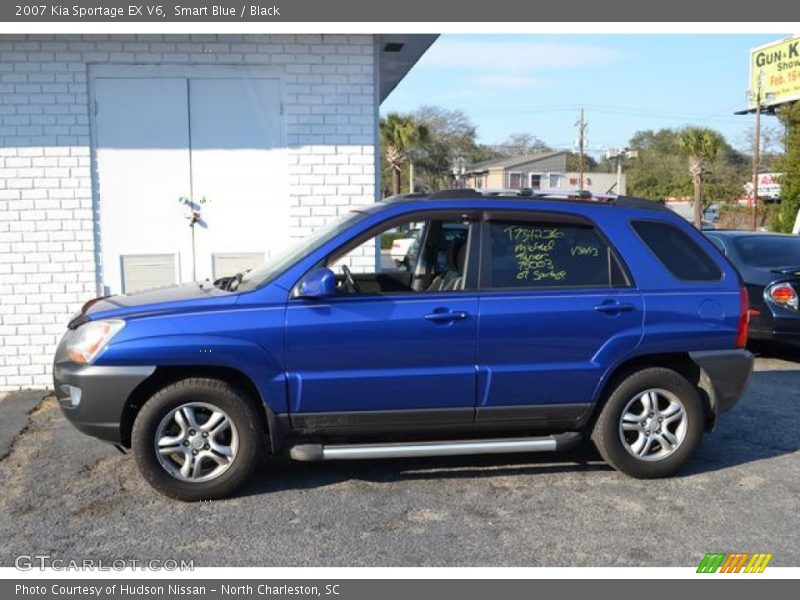 Smart Blue / Black 2007 Kia Sportage EX V6