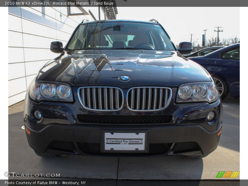 Monaco Blue Metallic / Sand Beige 2010 BMW X3 xDrive30i