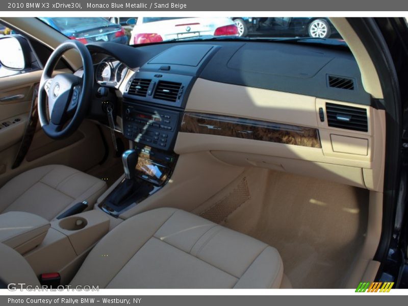 Monaco Blue Metallic / Sand Beige 2010 BMW X3 xDrive30i