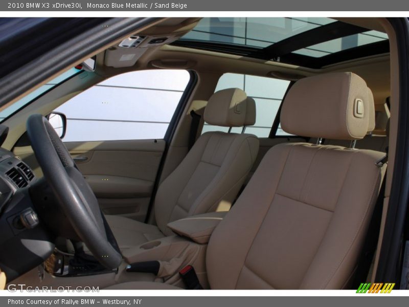 Monaco Blue Metallic / Sand Beige 2010 BMW X3 xDrive30i