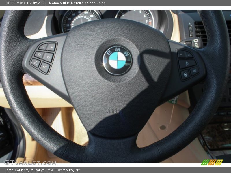 Monaco Blue Metallic / Sand Beige 2010 BMW X3 xDrive30i