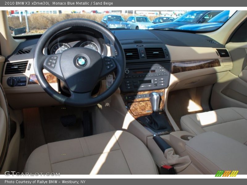 Monaco Blue Metallic / Sand Beige 2010 BMW X3 xDrive30i
