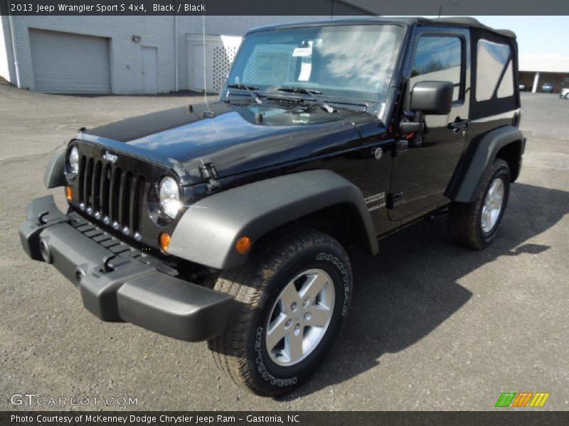 Black / Black 2013 Jeep Wrangler Sport S 4x4