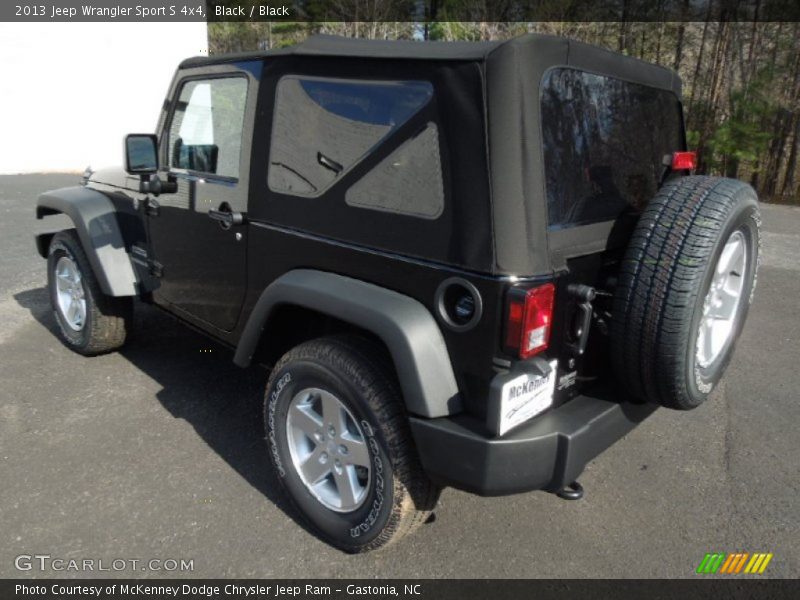 Black / Black 2013 Jeep Wrangler Sport S 4x4
