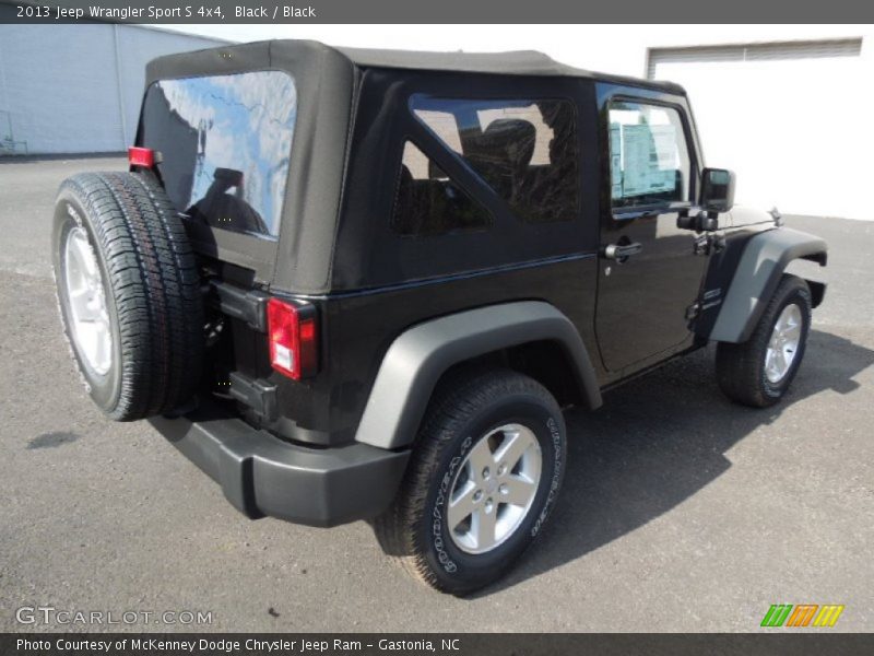 Black / Black 2013 Jeep Wrangler Sport S 4x4