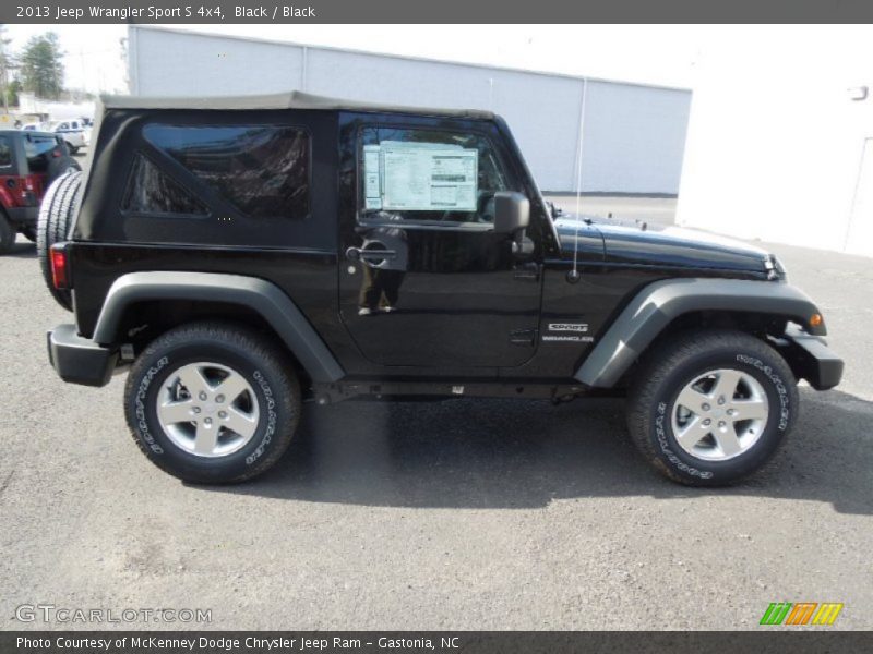 Black / Black 2013 Jeep Wrangler Sport S 4x4