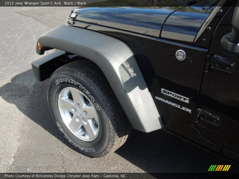 Black / Black 2013 Jeep Wrangler Sport S 4x4