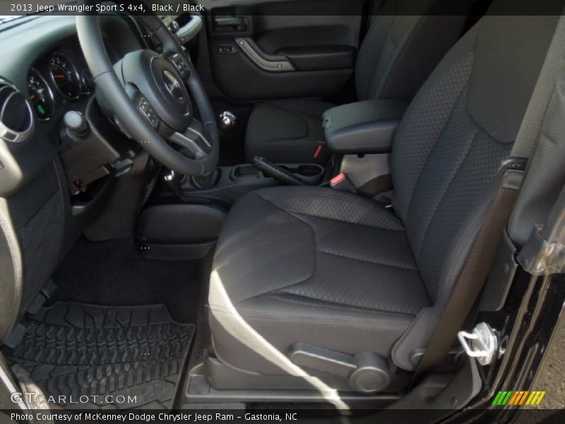 Black / Black 2013 Jeep Wrangler Sport S 4x4