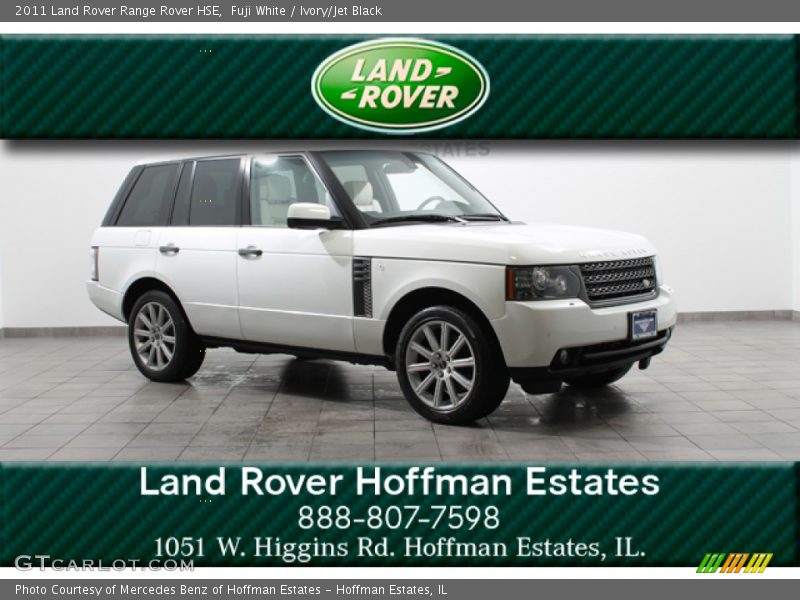 Fuji White / Ivory/Jet Black 2011 Land Rover Range Rover HSE