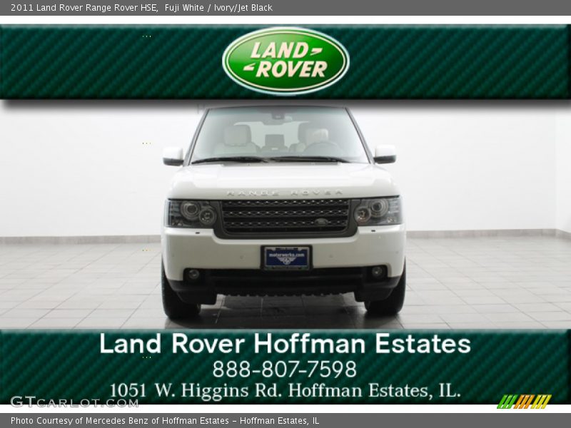 Fuji White / Ivory/Jet Black 2011 Land Rover Range Rover HSE