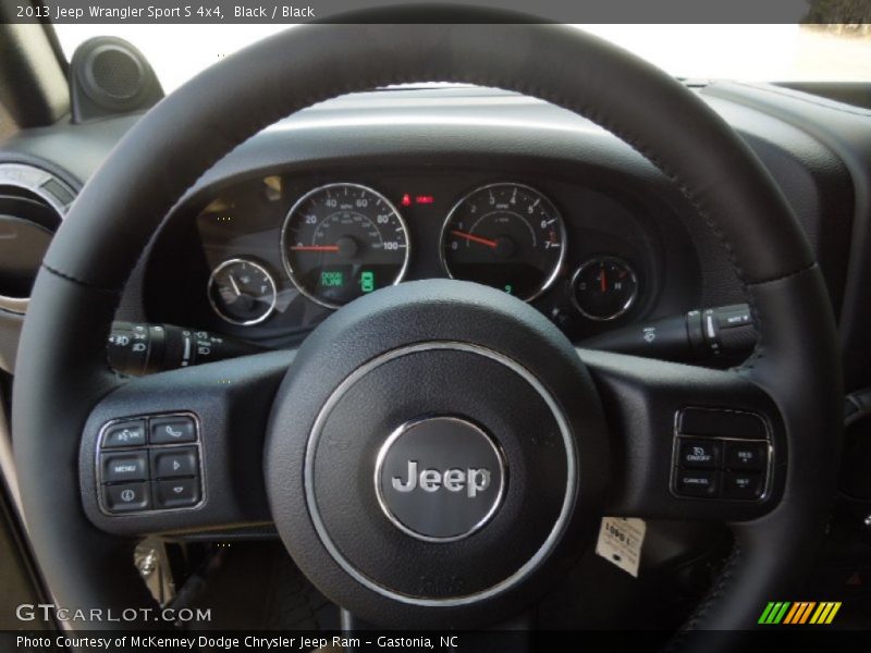 Black / Black 2013 Jeep Wrangler Sport S 4x4