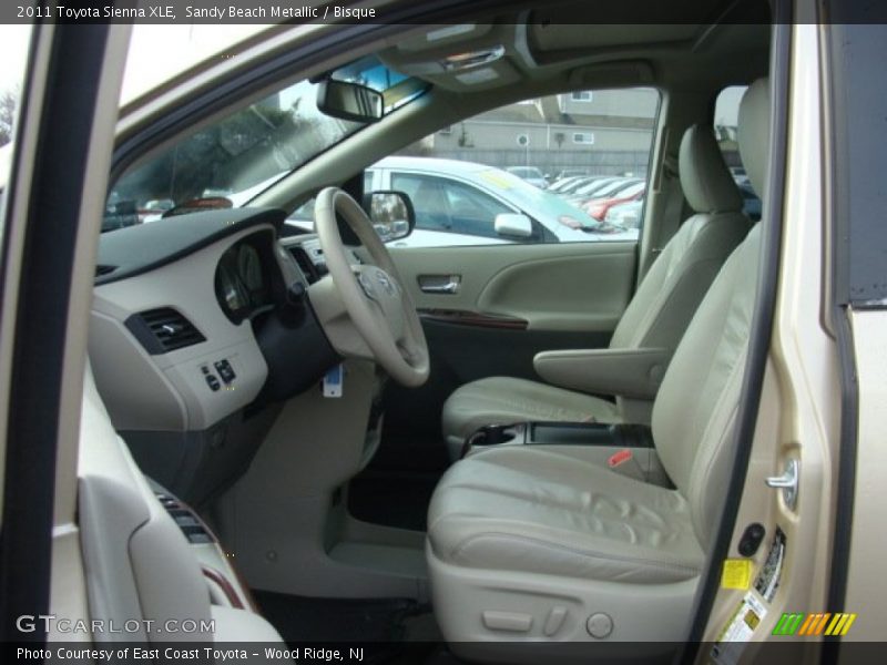 Sandy Beach Metallic / Bisque 2011 Toyota Sienna XLE