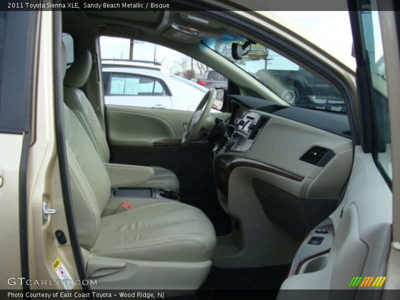 Sandy Beach Metallic / Bisque 2011 Toyota Sienna XLE