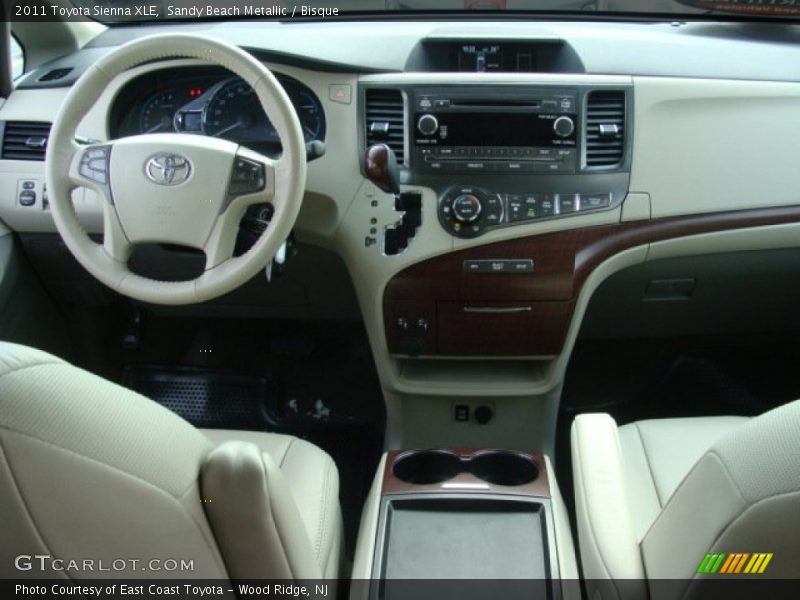 Sandy Beach Metallic / Bisque 2011 Toyota Sienna XLE
