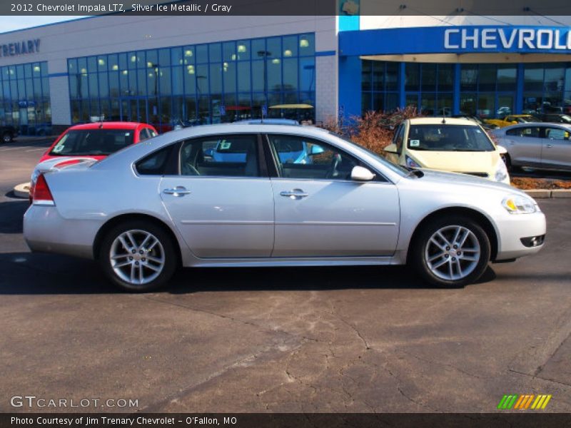Silver Ice Metallic / Gray 2012 Chevrolet Impala LTZ