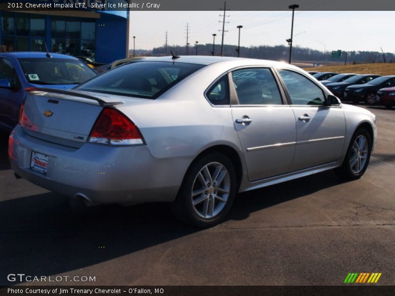 Silver Ice Metallic / Gray 2012 Chevrolet Impala LTZ