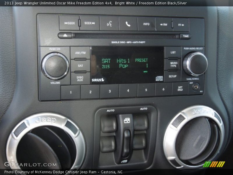 Audio System of 2013 Wrangler Unlimited Oscar Mike Freedom Edition 4x4