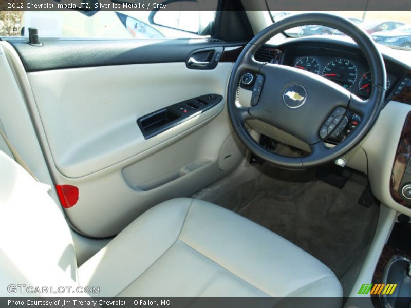 Silver Ice Metallic / Gray 2012 Chevrolet Impala LTZ