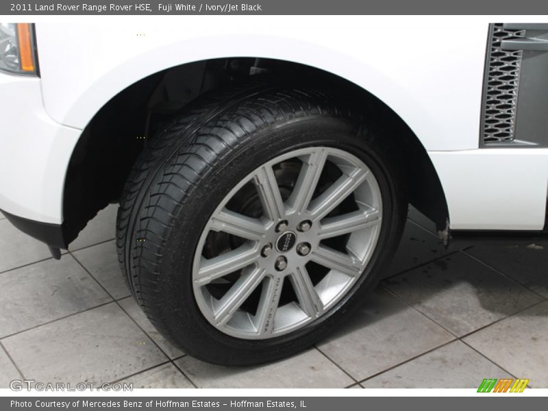 Fuji White / Ivory/Jet Black 2011 Land Rover Range Rover HSE