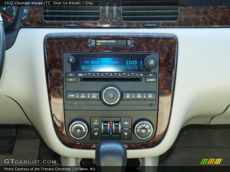 Silver Ice Metallic / Gray 2012 Chevrolet Impala LTZ