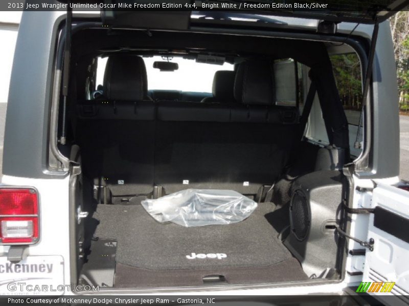  2013 Wrangler Unlimited Oscar Mike Freedom Edition 4x4 Trunk