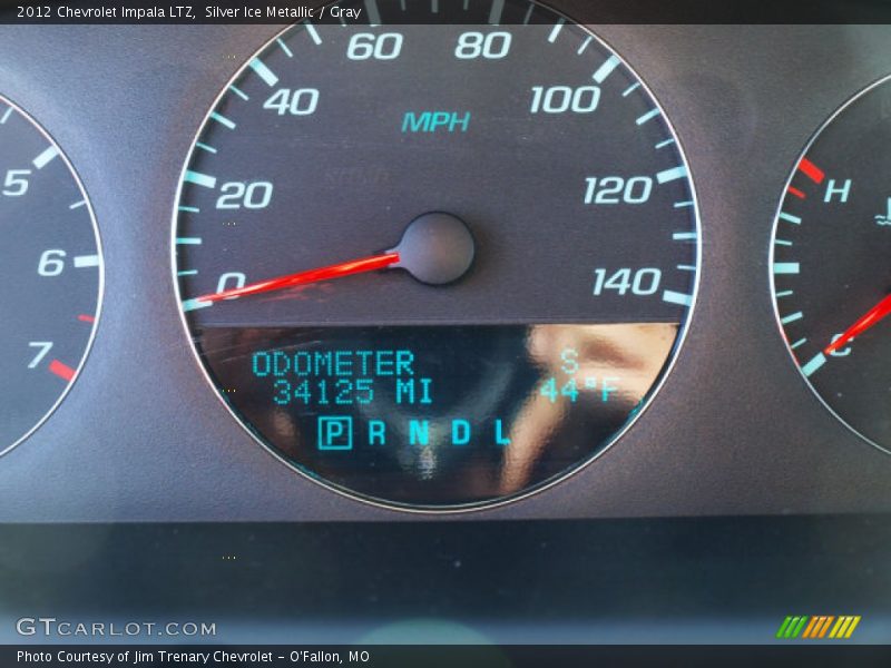 Silver Ice Metallic / Gray 2012 Chevrolet Impala LTZ