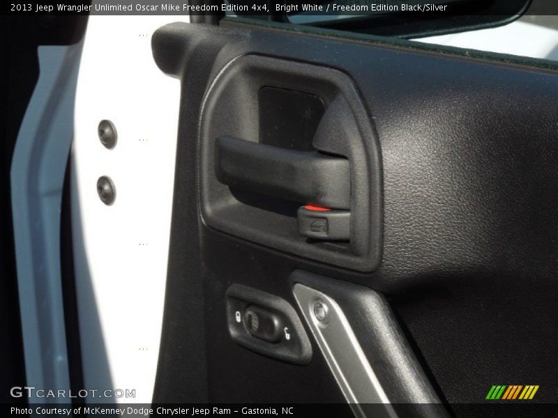 Bright White / Freedom Edition Black/Silver 2013 Jeep Wrangler Unlimited Oscar Mike Freedom Edition 4x4