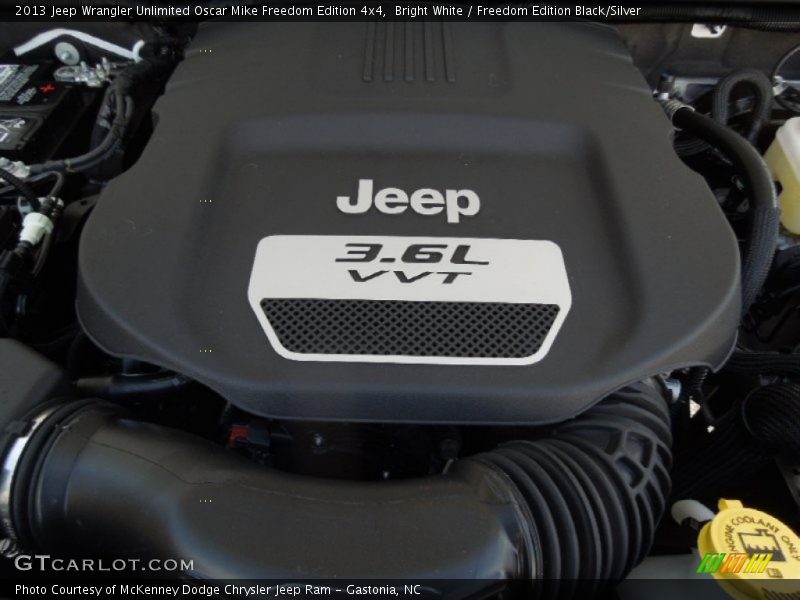  2013 Wrangler Unlimited Oscar Mike Freedom Edition 4x4 Engine - 3.6 Liter DOHC 24-Valve VVT Pentastar V6