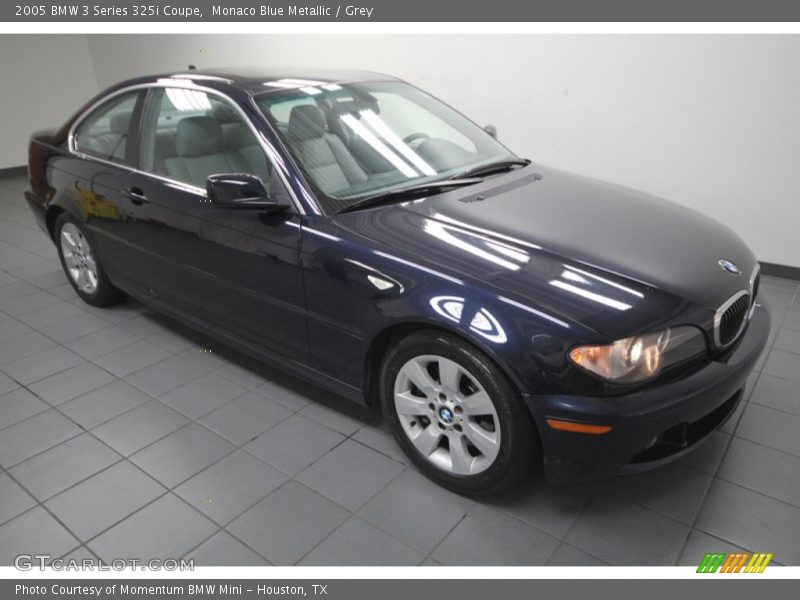 Monaco Blue Metallic / Grey 2005 BMW 3 Series 325i Coupe