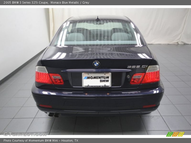Monaco Blue Metallic / Grey 2005 BMW 3 Series 325i Coupe