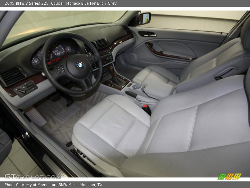 Monaco Blue Metallic / Grey 2005 BMW 3 Series 325i Coupe
