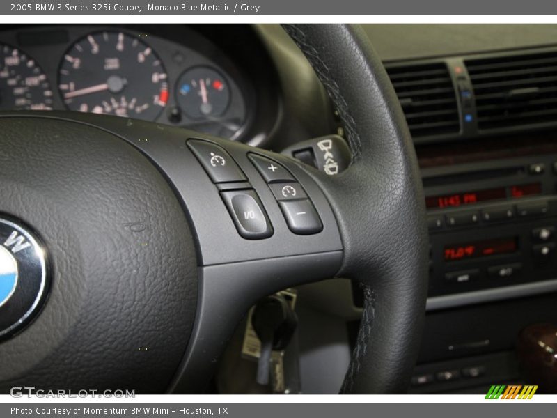Monaco Blue Metallic / Grey 2005 BMW 3 Series 325i Coupe