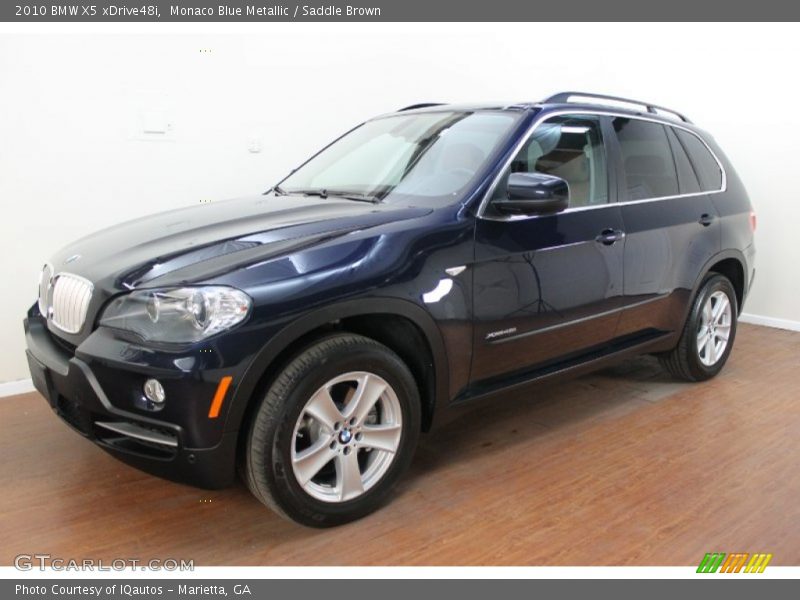 Monaco Blue Metallic / Saddle Brown 2010 BMW X5 xDrive48i