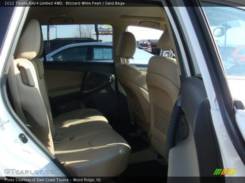 Blizzard White Pearl / Sand Beige 2012 Toyota RAV4 Limited 4WD