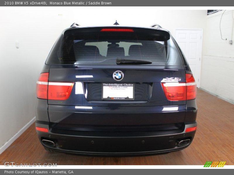 Monaco Blue Metallic / Saddle Brown 2010 BMW X5 xDrive48i