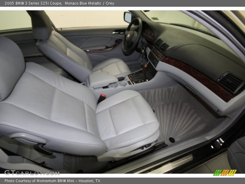 Monaco Blue Metallic / Grey 2005 BMW 3 Series 325i Coupe