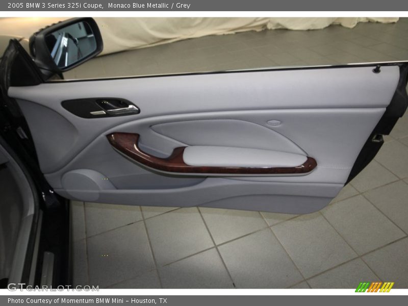 Monaco Blue Metallic / Grey 2005 BMW 3 Series 325i Coupe