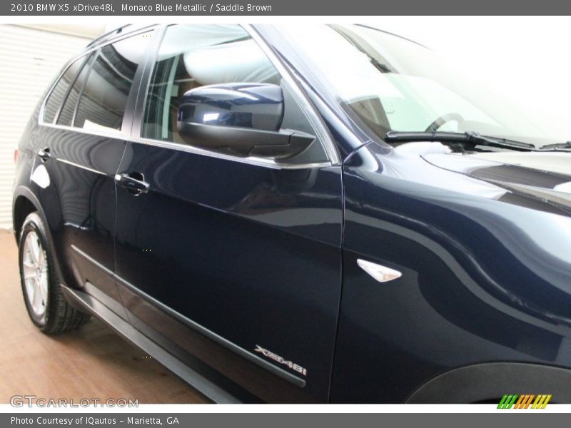 Monaco Blue Metallic / Saddle Brown 2010 BMW X5 xDrive48i