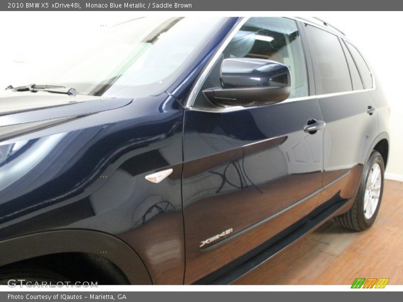 Monaco Blue Metallic / Saddle Brown 2010 BMW X5 xDrive48i