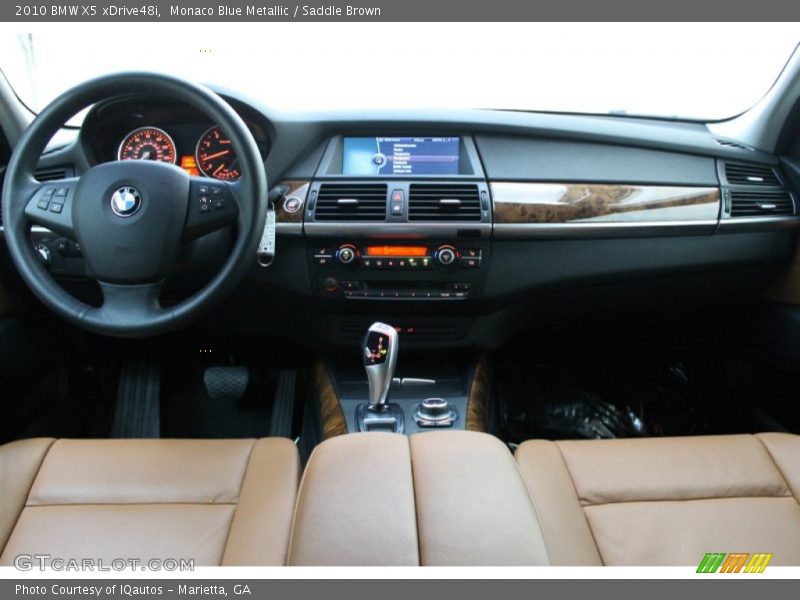 Monaco Blue Metallic / Saddle Brown 2010 BMW X5 xDrive48i