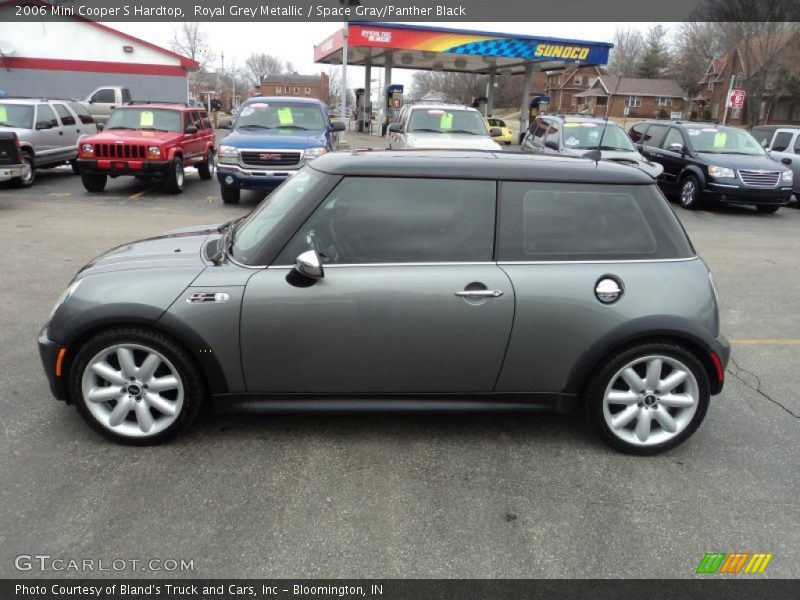 Royal Grey Metallic / Space Gray/Panther Black 2006 Mini Cooper S Hardtop