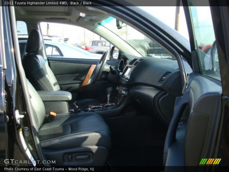 Black / Black 2011 Toyota Highlander Limited 4WD