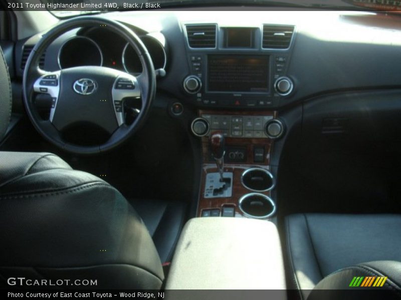 Black / Black 2011 Toyota Highlander Limited 4WD