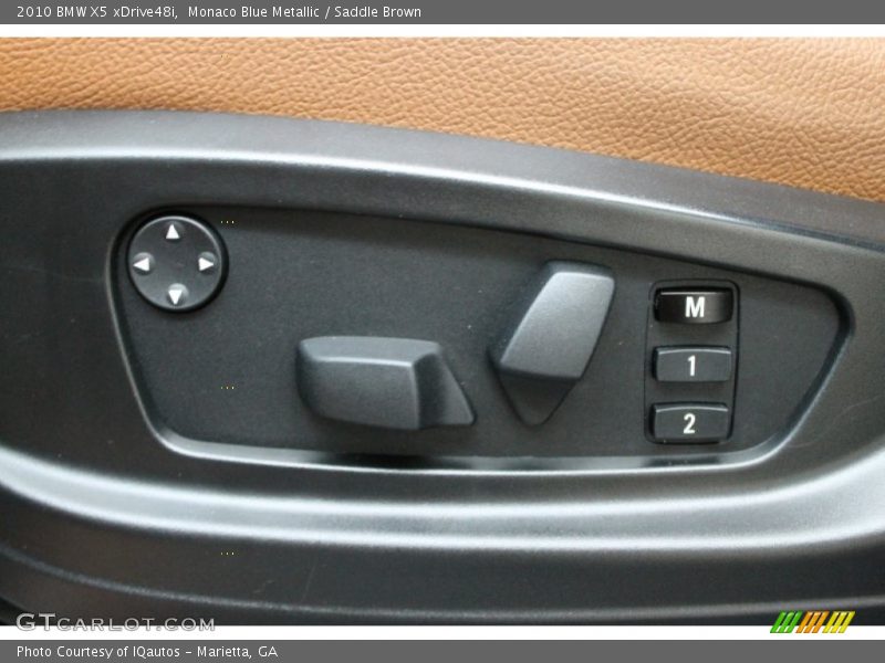 Monaco Blue Metallic / Saddle Brown 2010 BMW X5 xDrive48i