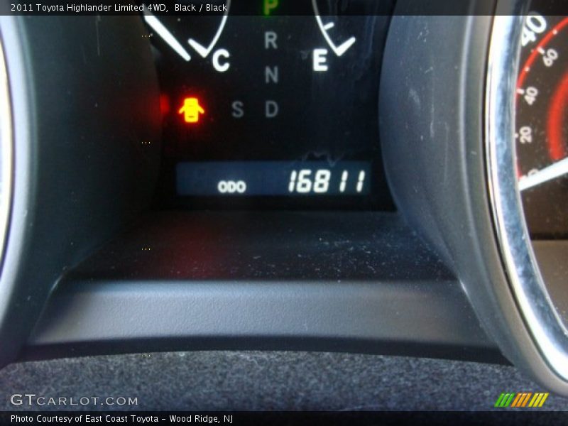 Black / Black 2011 Toyota Highlander Limited 4WD