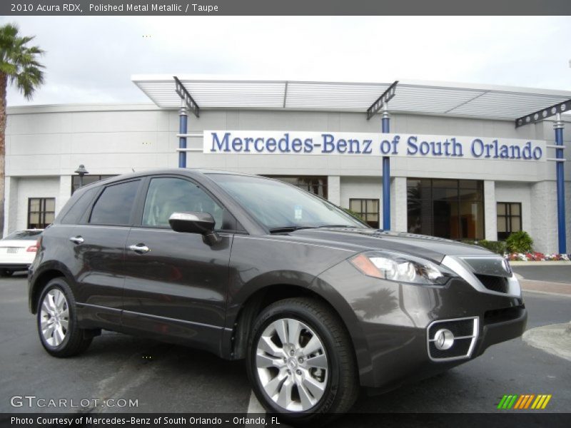 Polished Metal Metallic / Taupe 2010 Acura RDX