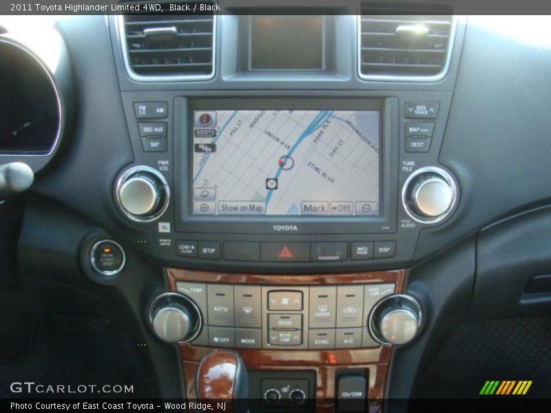 Black / Black 2011 Toyota Highlander Limited 4WD