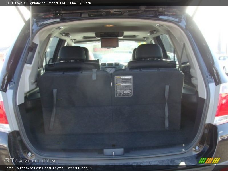Black / Black 2011 Toyota Highlander Limited 4WD