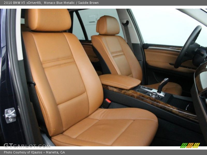 Monaco Blue Metallic / Saddle Brown 2010 BMW X5 xDrive48i